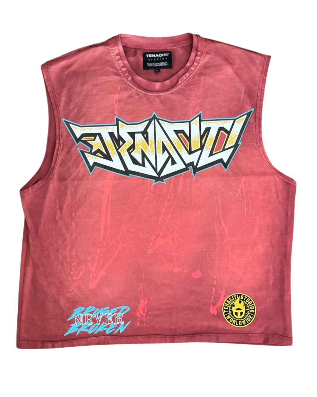 NEVER BROKEN TANK | VINTAGE RED